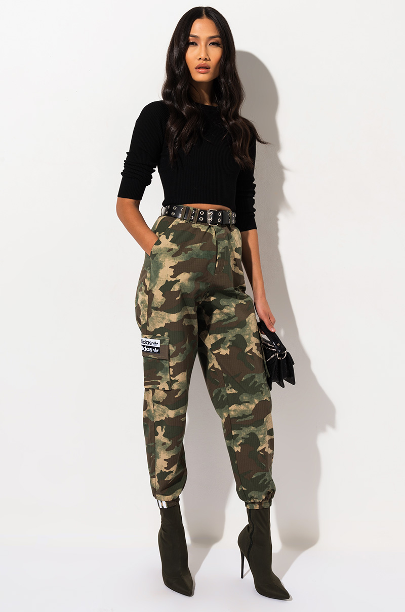 adidas camouflage women's clothing