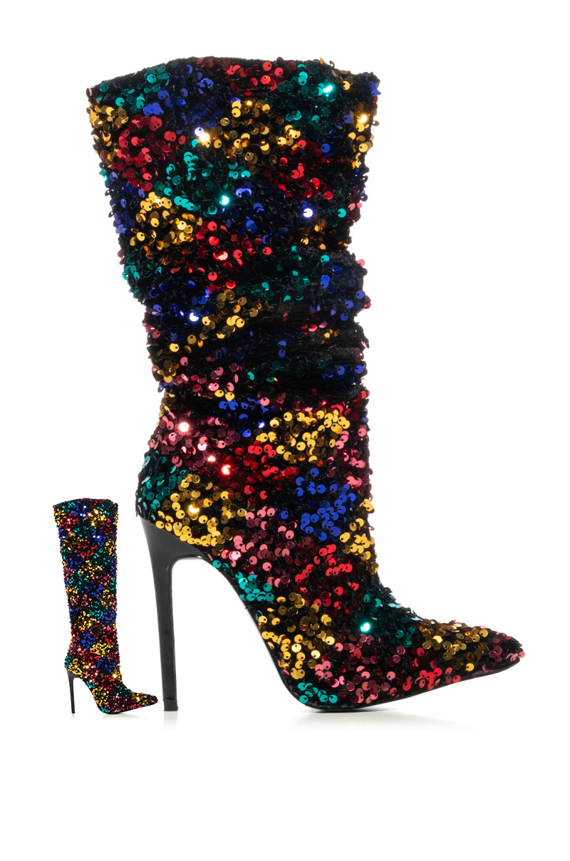 CERYTHRINA Women's Glitter Shoes Fashion Shiny Sequin