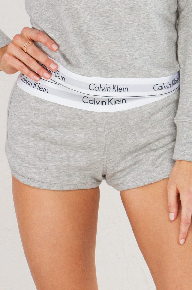 Calvin Klein Bottom Short in Heather Grey and Black