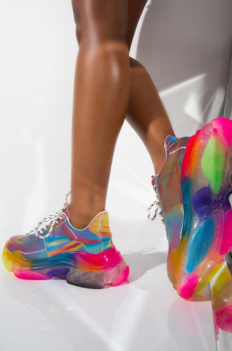 faith rainbow shoes