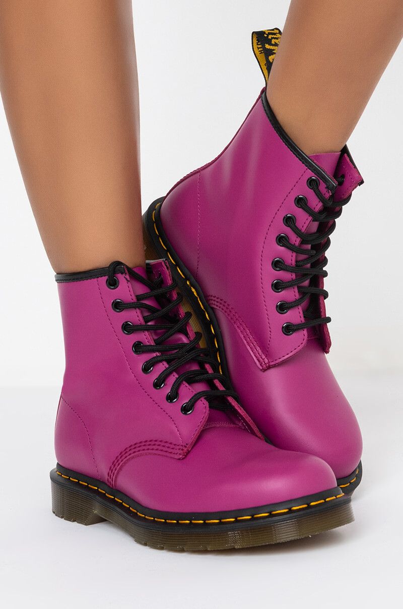 DR. MARTENS 1460 FUCHSIA SMOOTH BOOT