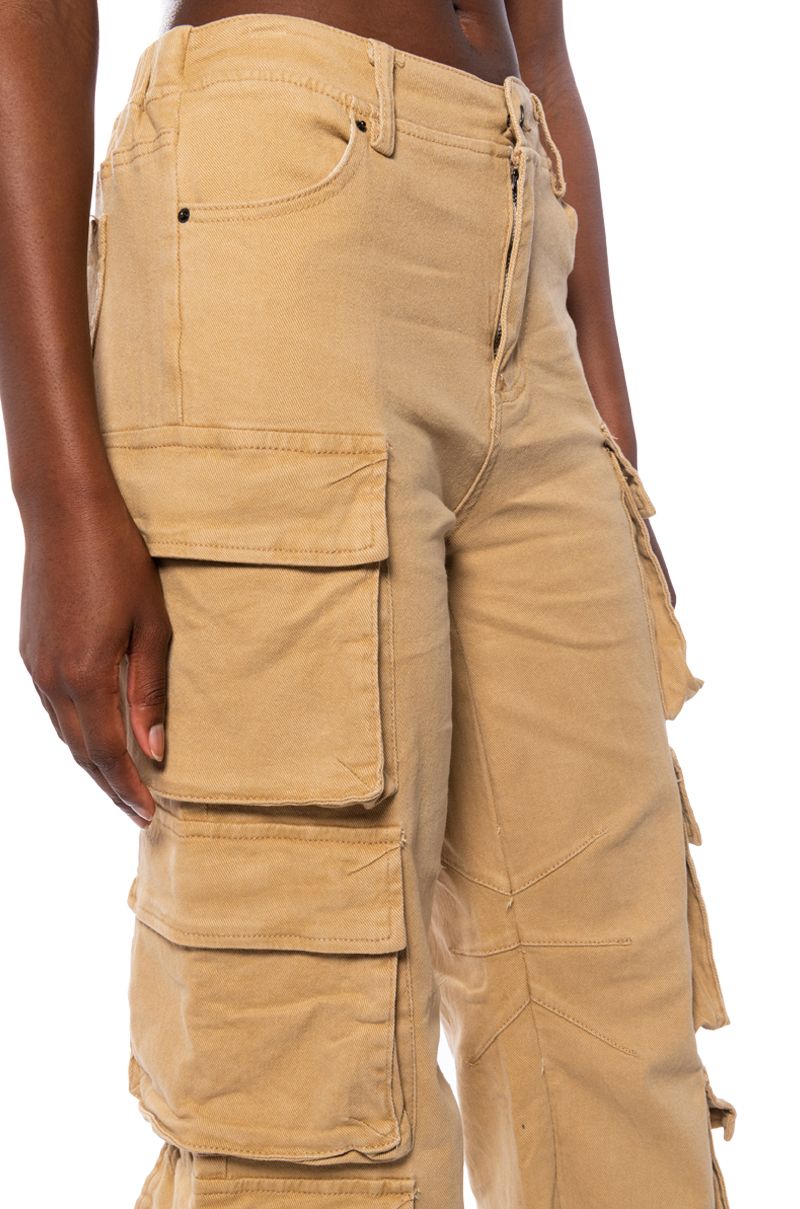 魅了 【CAMBIO】Big Pocket Tapered Easy Pants スラックス