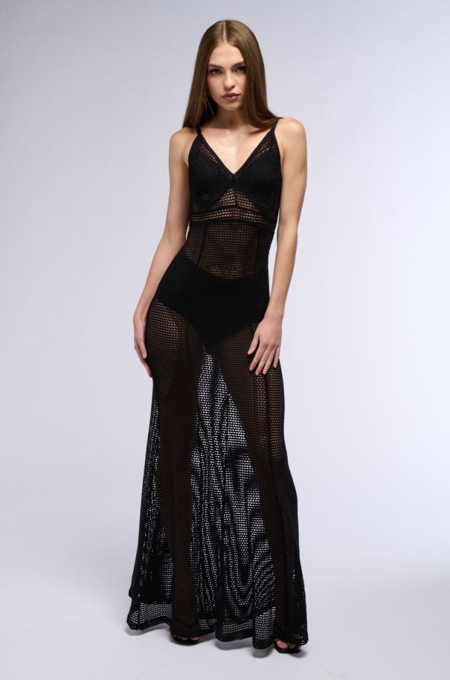 Side View Afterlife Unlined Maxi Dress