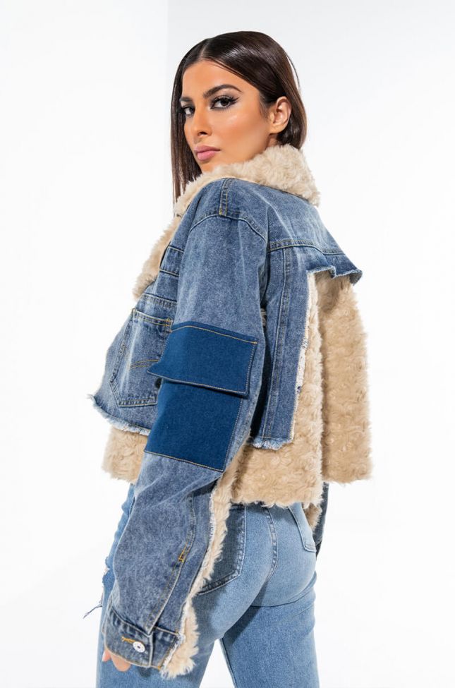 Side View Aimee Two Point Oh Denim Jacket