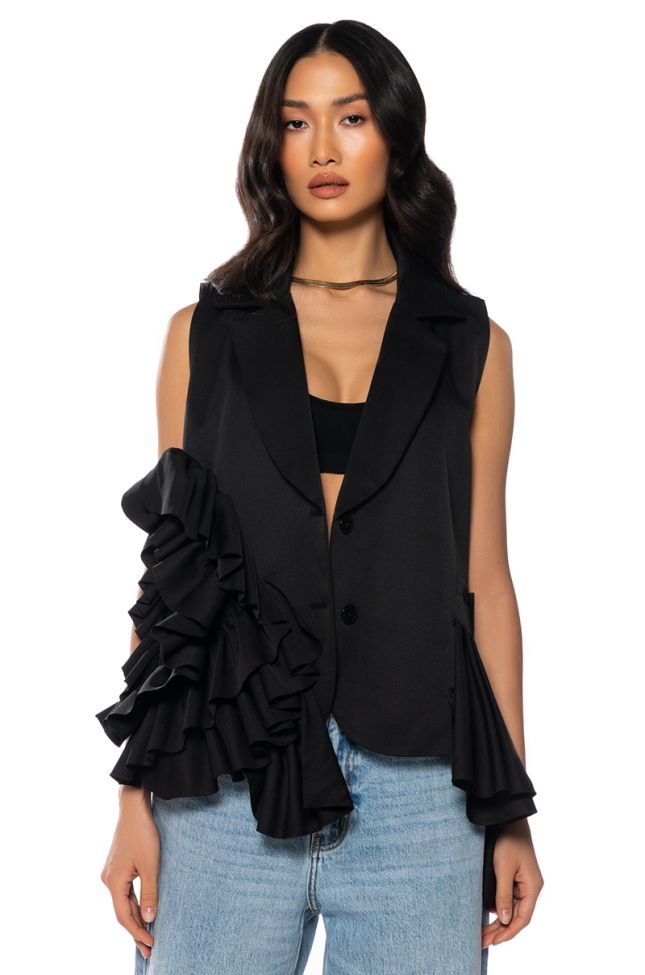 ALL THE RUFFLE VEST