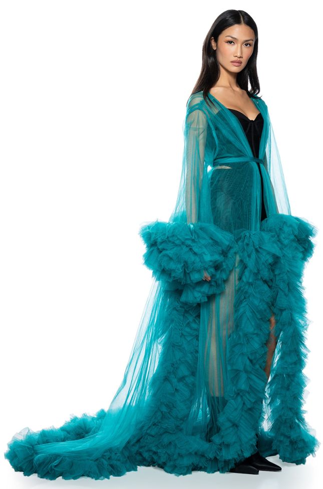 Front View Avant Garde Tulle Duster