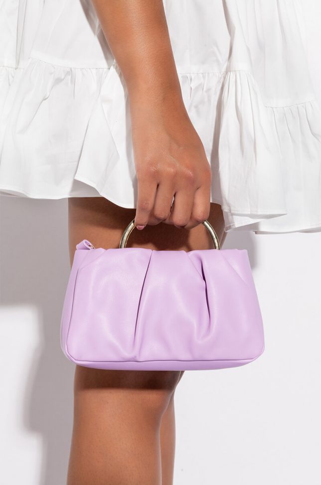 Front View Bad Habits Lilac Purse