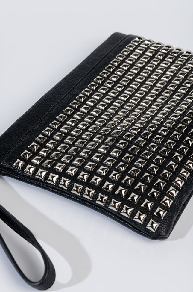 Back View Bad Romance Studded Clutch