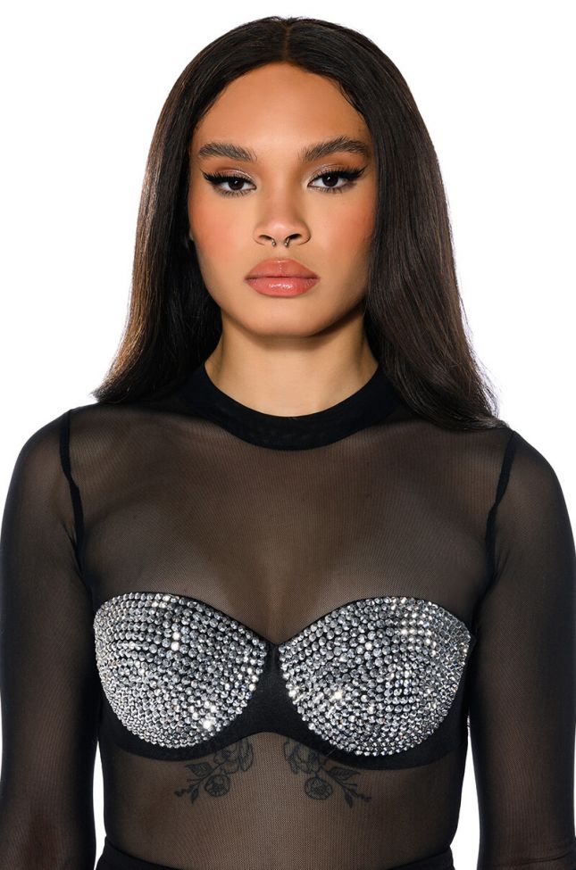 BEDAZZLE SUPPORT BRA C CUP