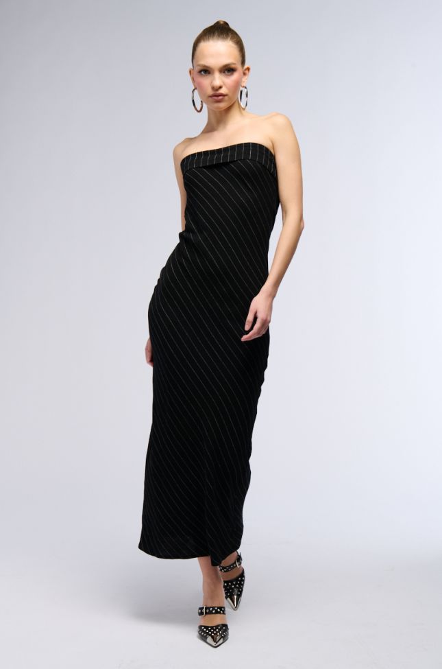 Side View Been Fine Tube Open Back Maxi Dress
