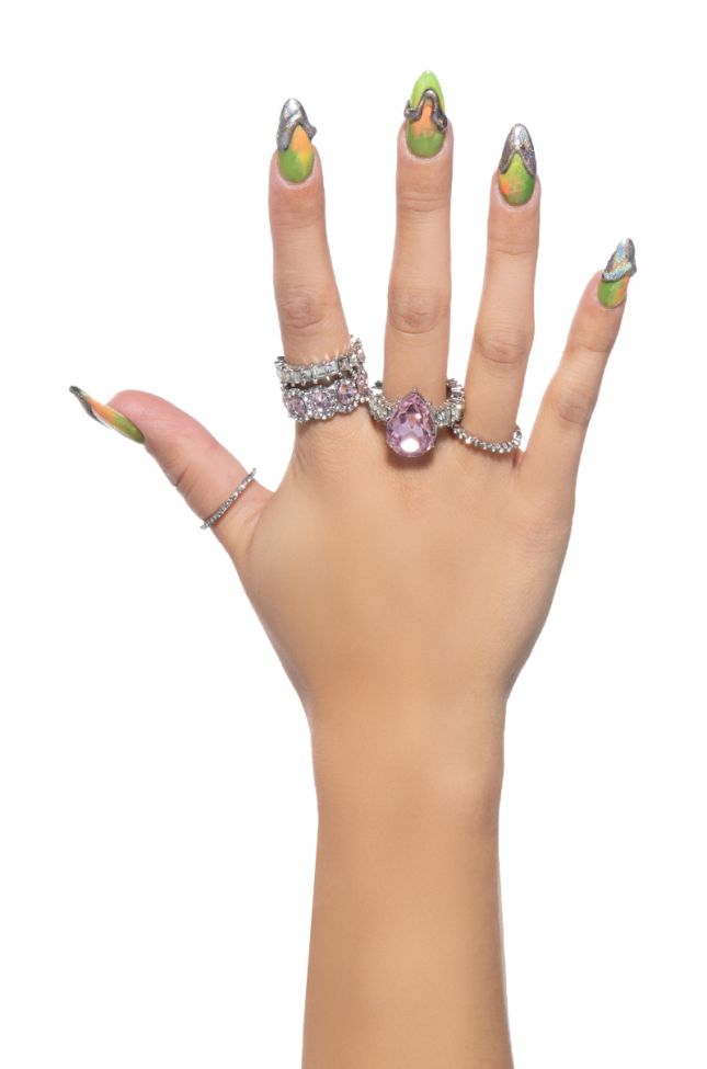Front View Bling Ring Pack
