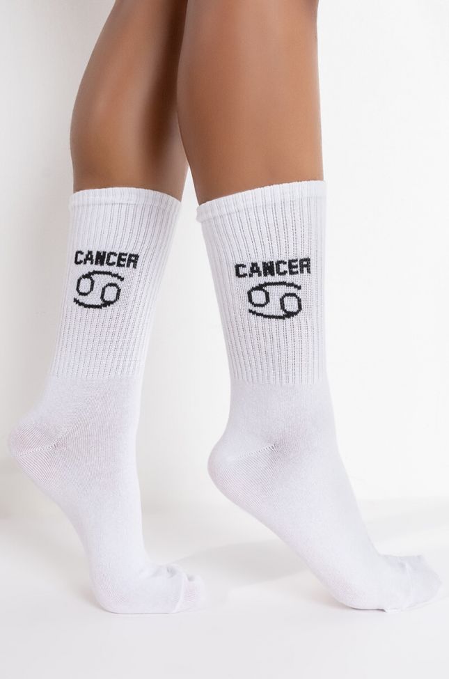 Front View Cancer Socks