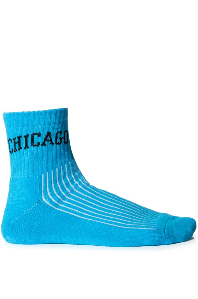 Side View Chicago Blue Socks