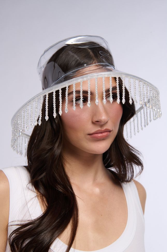 Front View Clear To You Crystal Bucket Hat