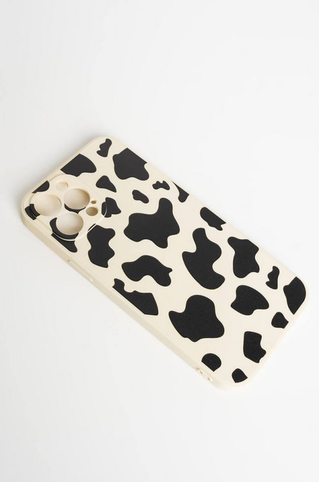 Side View Cow Print Iphone 12 Pro Max Case