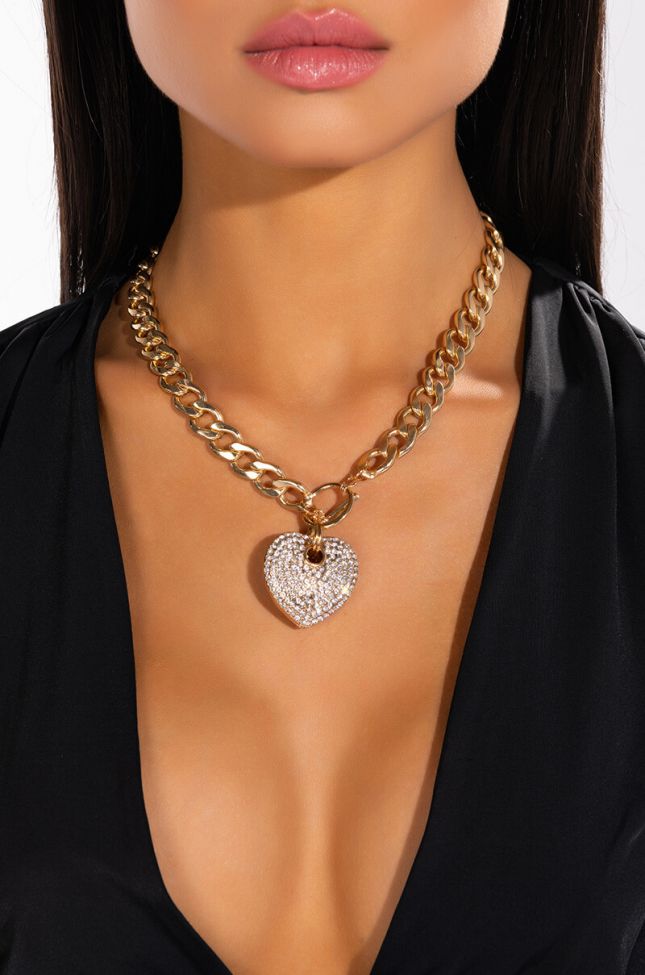 Front View Crazy In Love Necklace