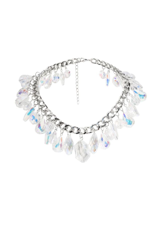 Side View Crystalize Statement Choker
