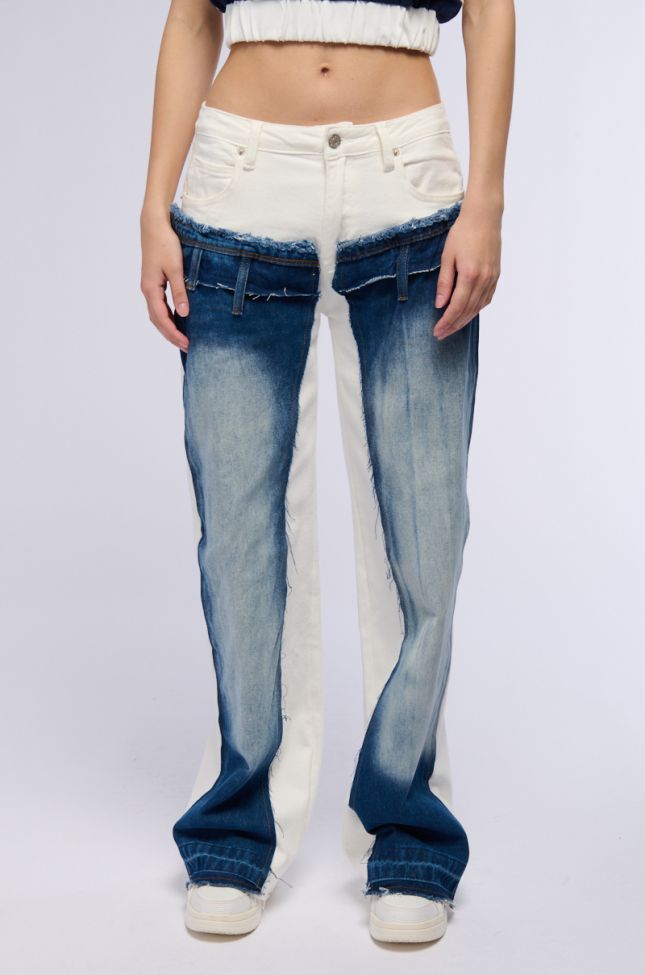 Front View Different Vibe Denim Pant