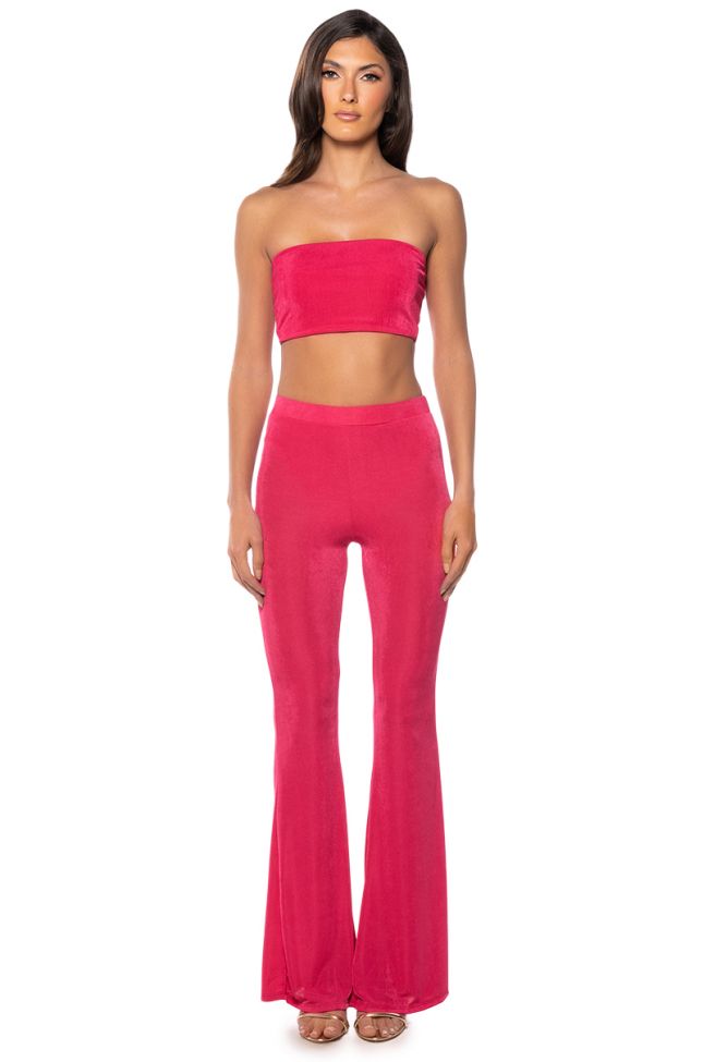 Front View Easy To Wear Wide Leg Palazzo Pants