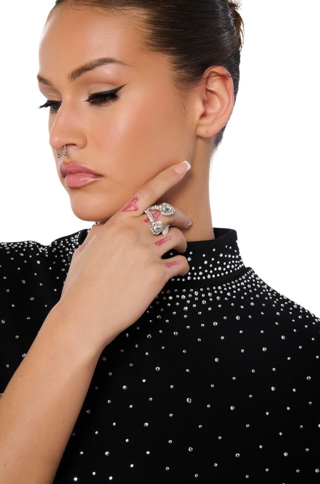 Side View Essential Cocktail Ring