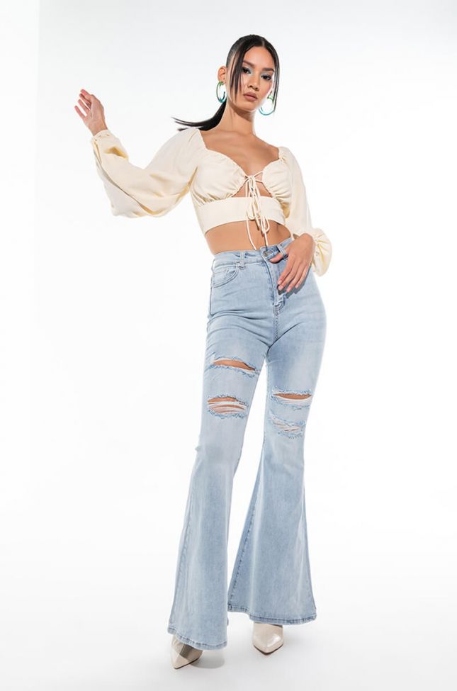 Extra View Extreme Stretch High Waisted Flare Jeans