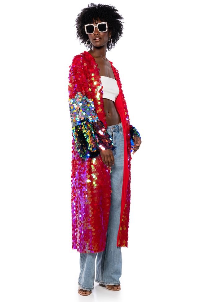 FOR THE DRAMA QUEENS SEQUIN DUSTER