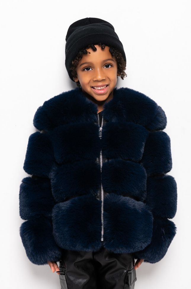 Front View Got It From My Mama Faux Fur Jacket