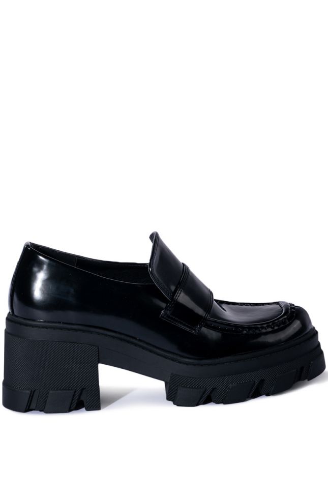 GREAT CAUSE BLACK PATENT LOAFER