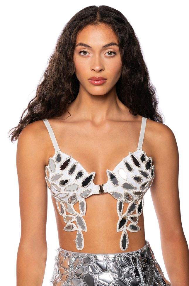 Front View Here For The Drama Metallic Bra