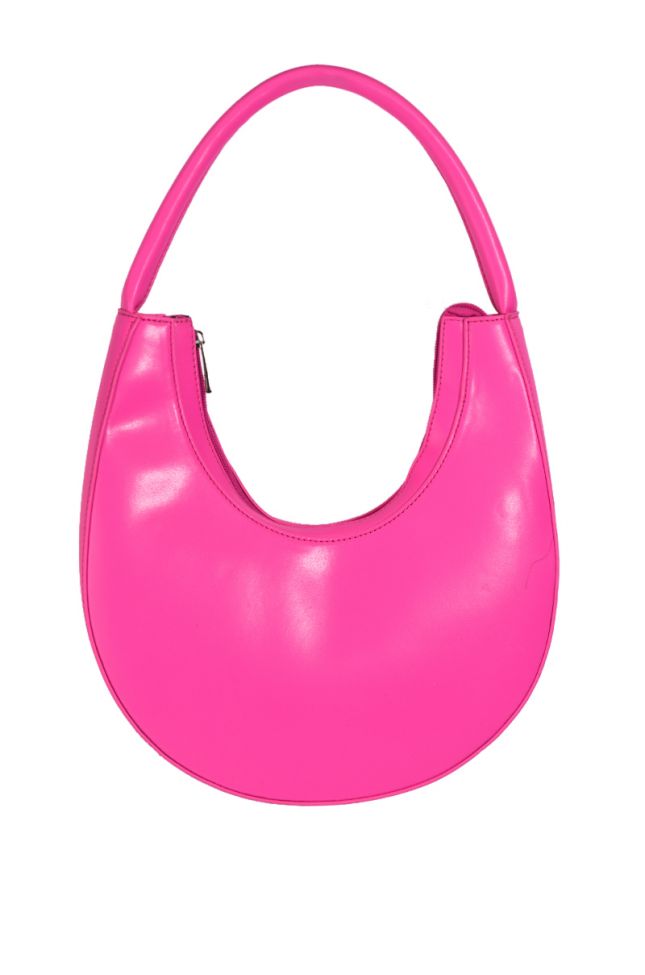 I WANT CANDY FAUX LEATHER CIRCLE BAG