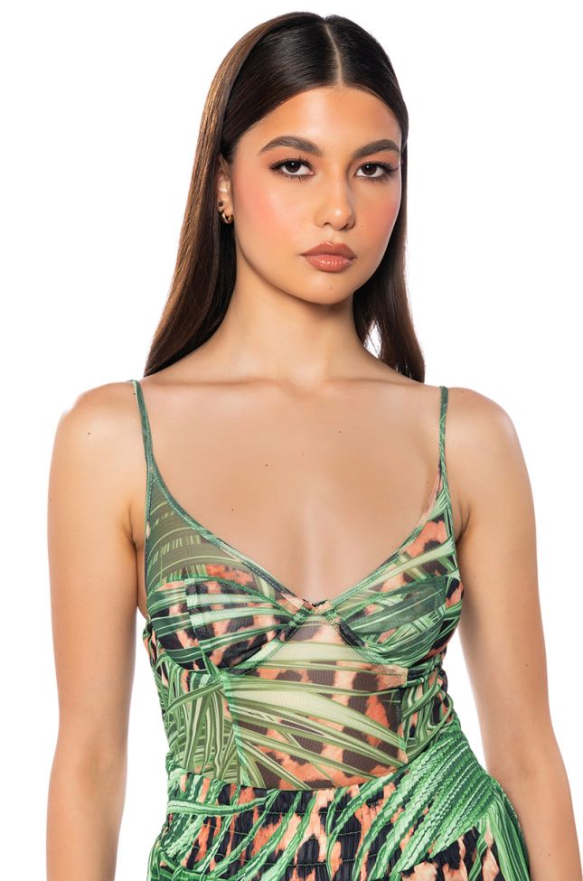 Front View In Paradise Bodysuit