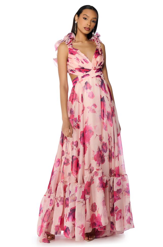 Front View In The Garden Maxi Dress