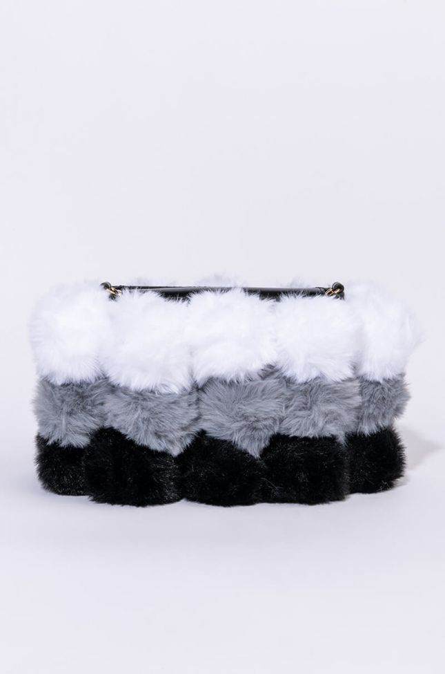 Front View Its So Fluffy Fur Bag