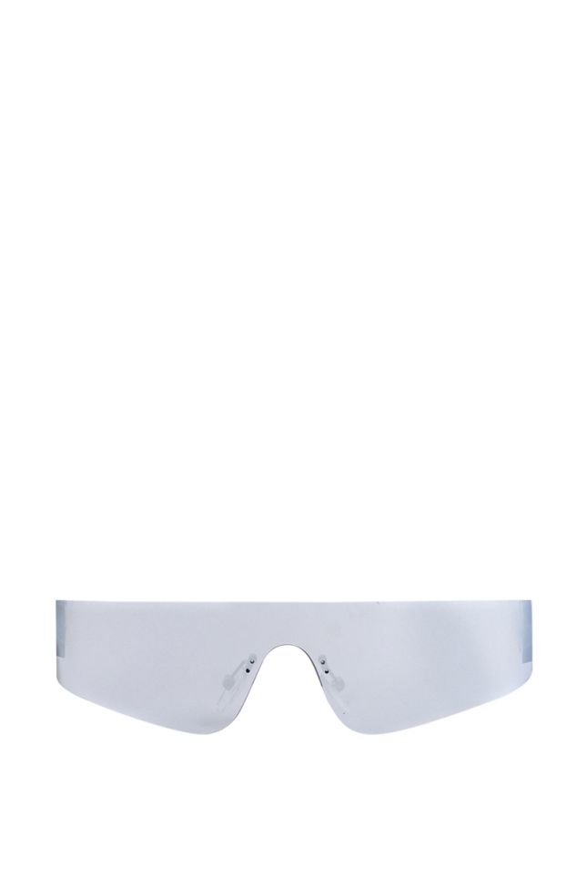 JET LIFE SHIELD SUNNIES IN SILVER