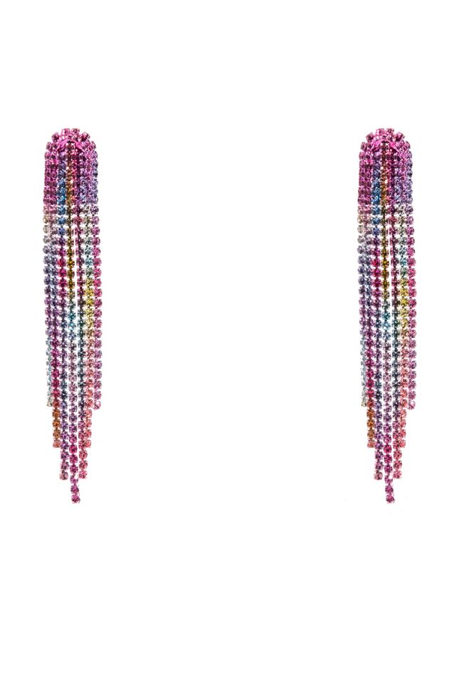 Side View Lets Party Rhinestone Earring