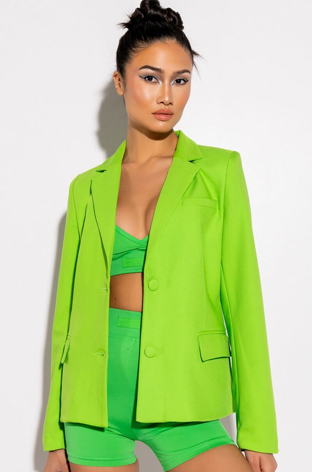 Front View Limelight Every Day Blazer