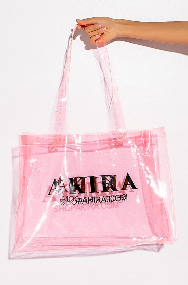 Front View Limited Edition Akira Pvc Shopping Bag