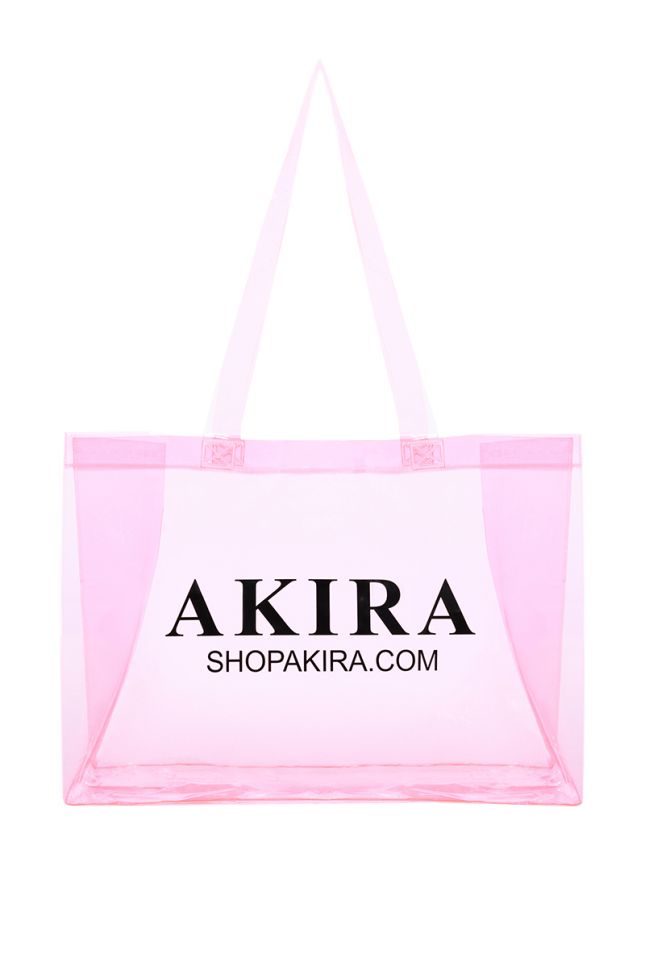Side View Limited Edition Akira Pvc Shopping Bag