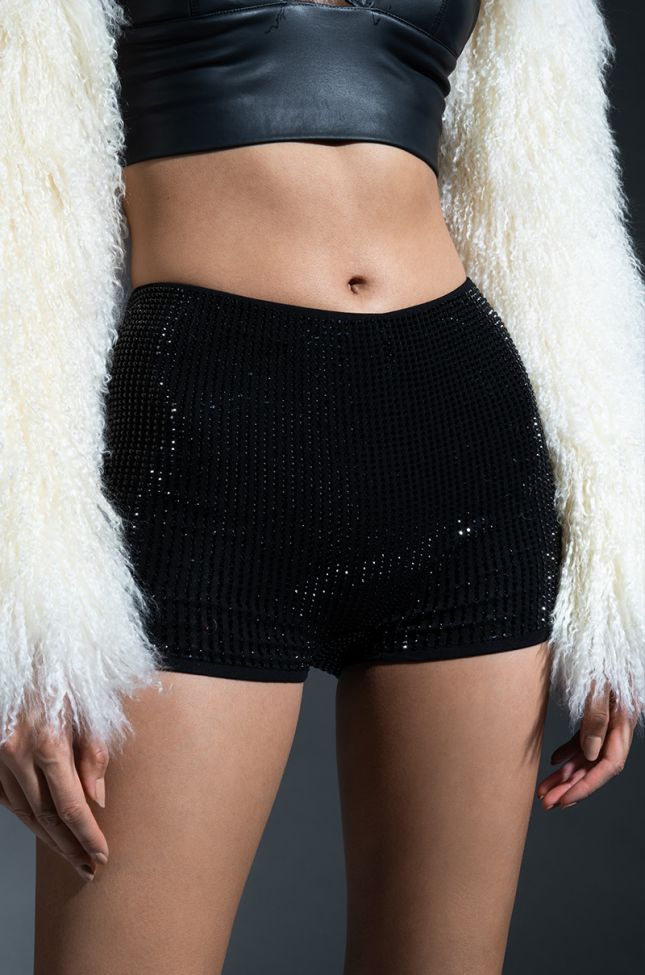 Extra View Line Up Embellished Club Shorts
