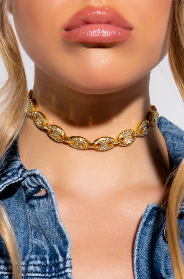 Front View Link Icy Choker
