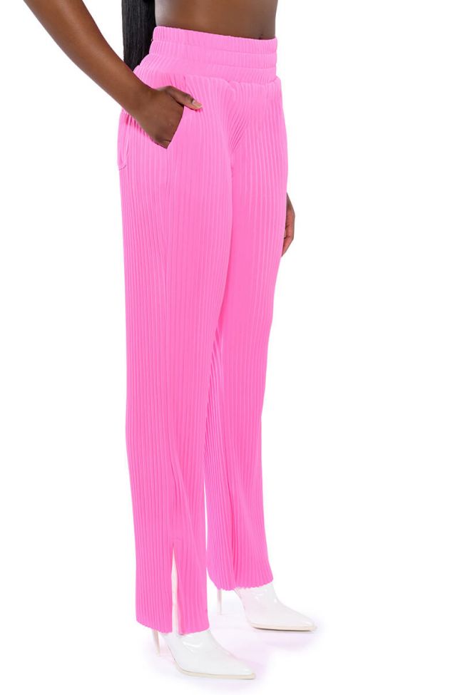 Side View Lucy High Rise Wide Leg Pant