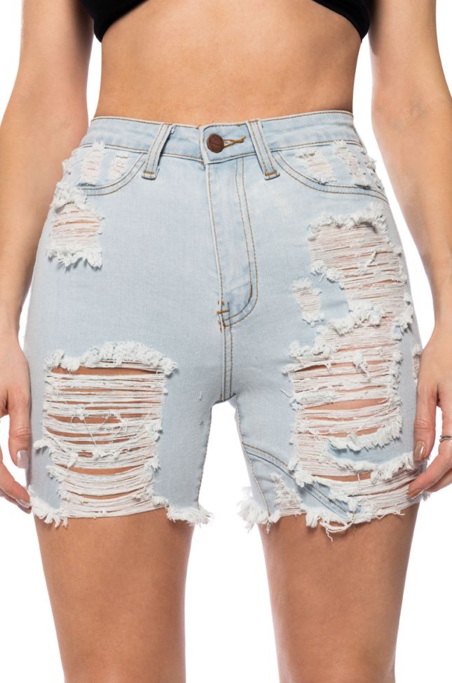 Extra View Luna Mid Length High Waisted Shorts