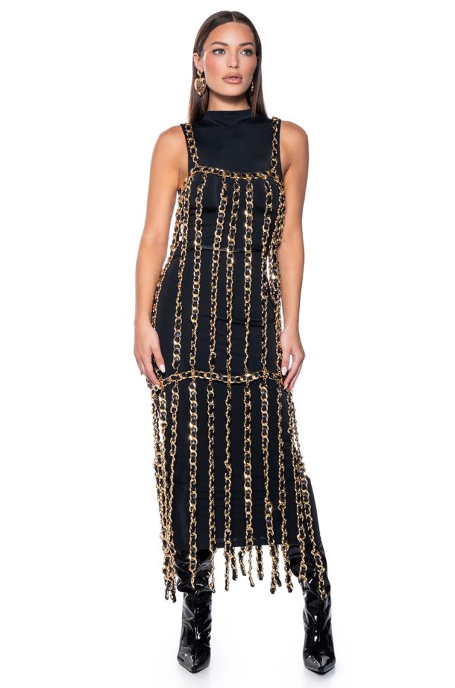 Extra View Marlowe All Over Chain Maxi Dress