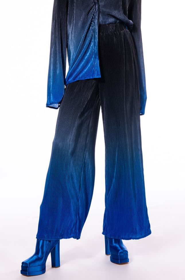 Front View Midnight Stunner Palazzo Pant