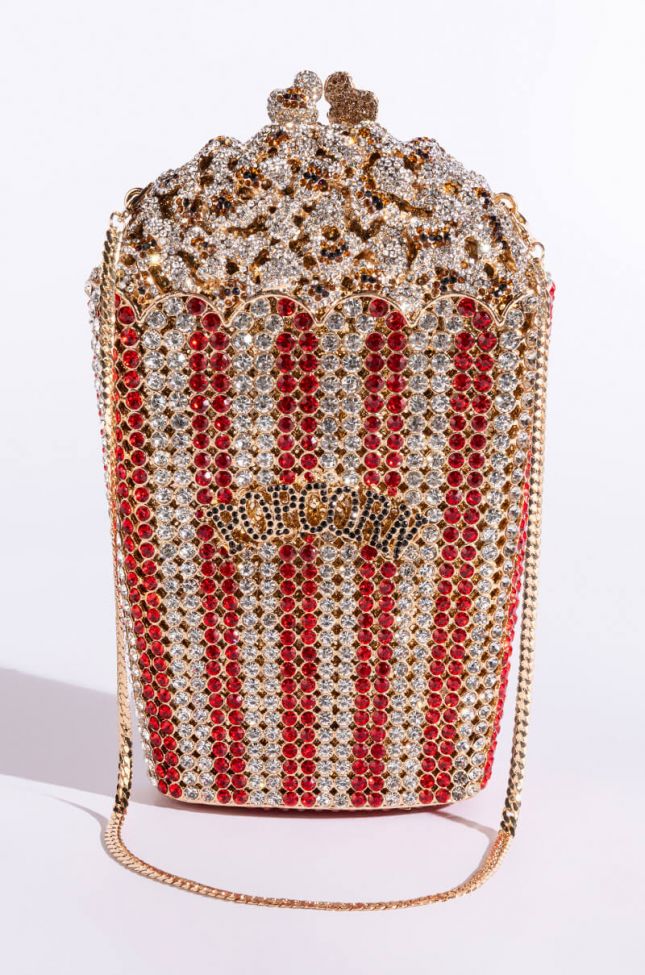 Back View Movie Date Blinged Clutch