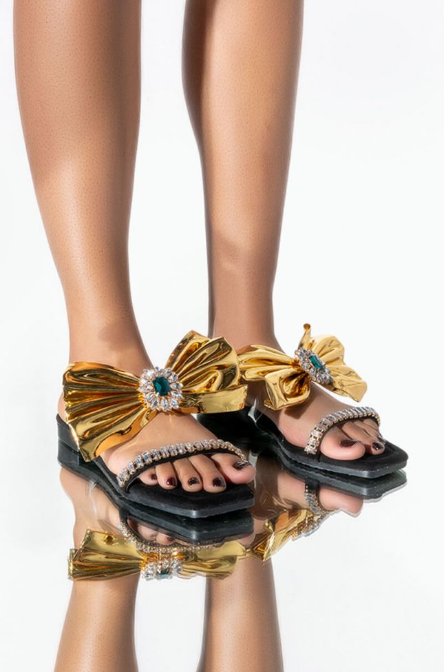 Front View Need It Now Flat Sandal