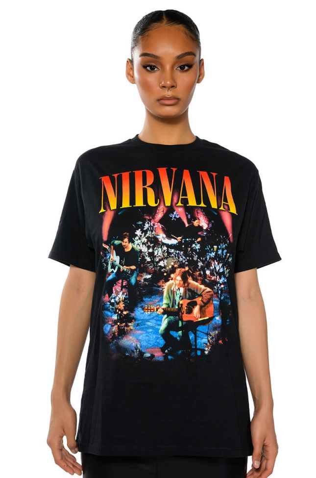 Front View Nirvana Tshirt