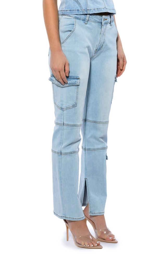 Front View Not Your Average Girl Denim Pants