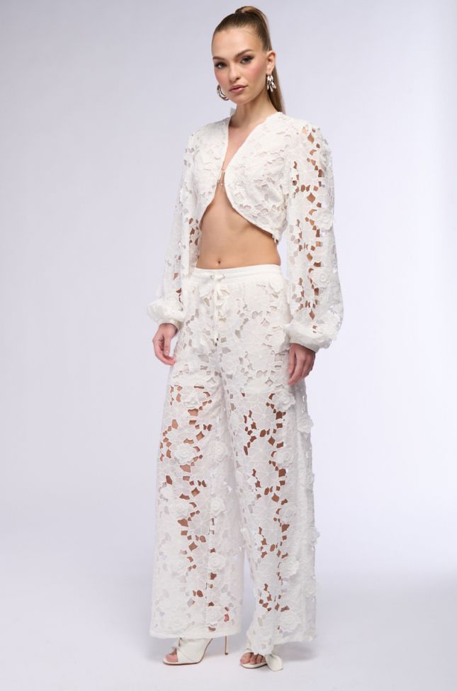 Full View One Last Night Floral Wide Leg Pant
