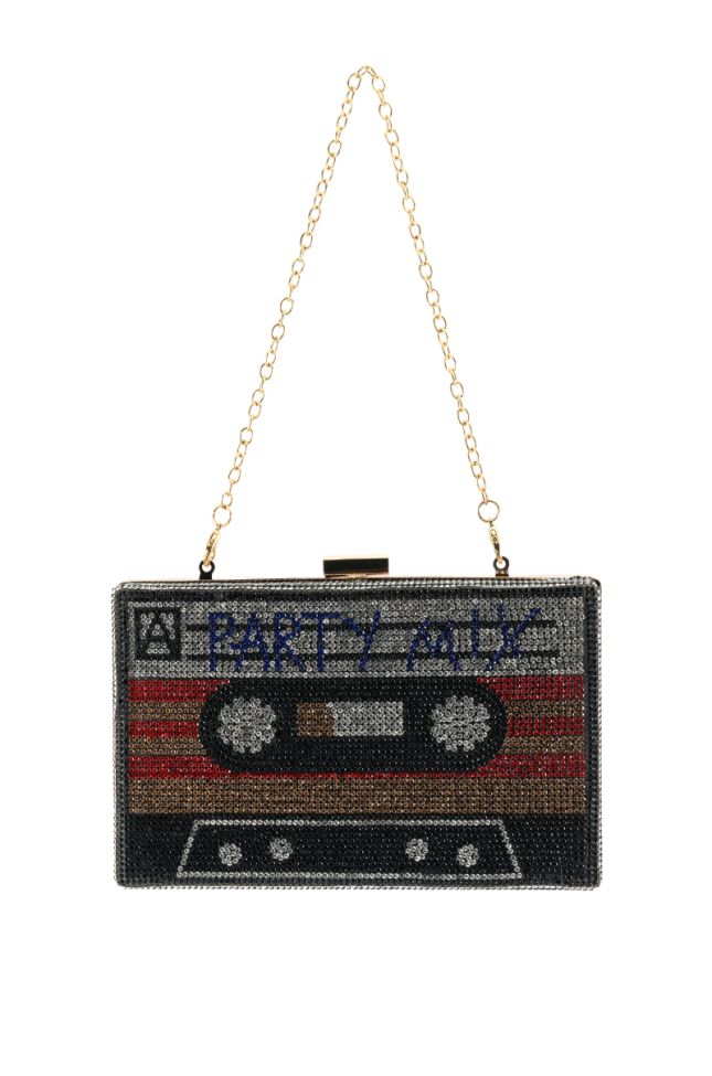 Back View Party Mix Embellished Clutch